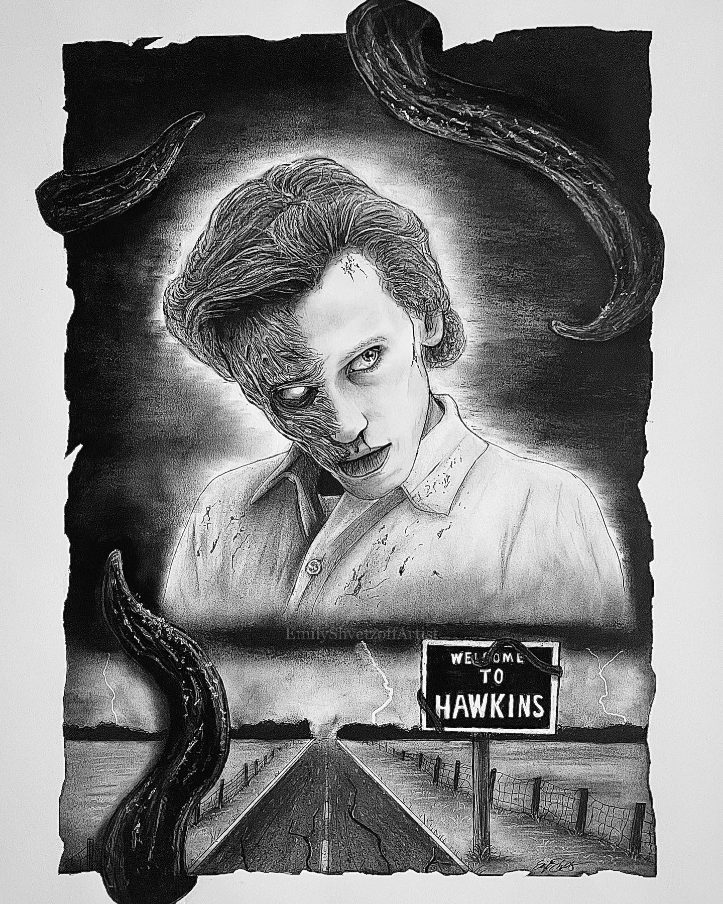 Stranger Things 8 x 10 Rare Print (Vecna/ 001)