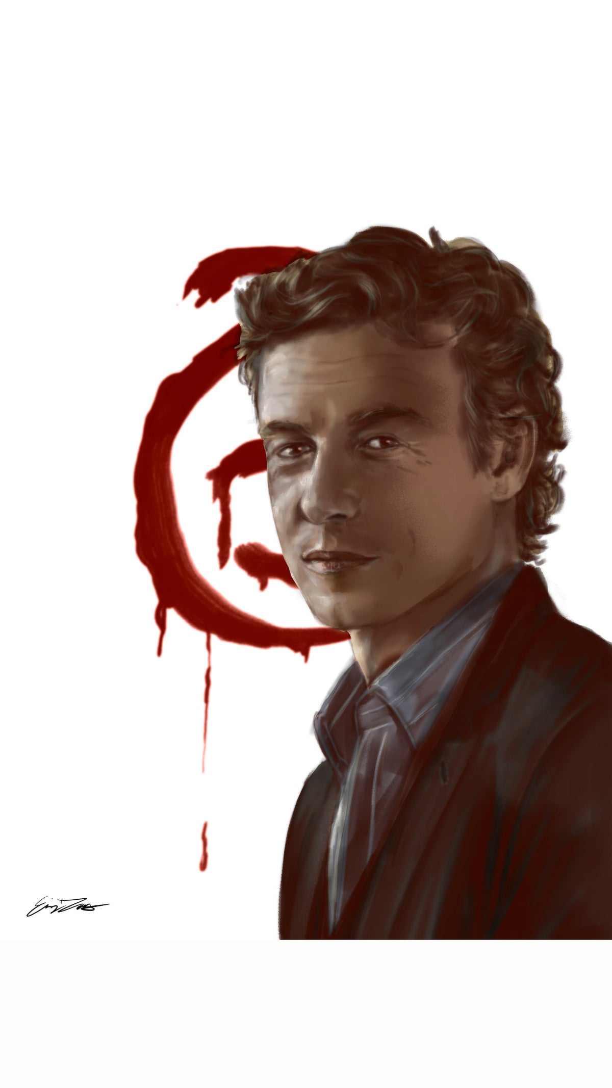Patrick Jane Print (8.5 x 11) THE MENTALIST