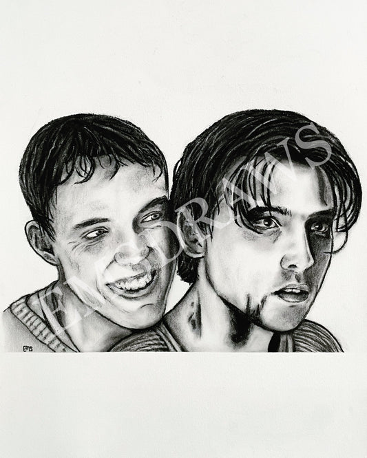 Billy & Stu 8 x 10 Rare Print (Scream 1996)
